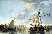 Aelbert Cuyp Hafen von Dordrecht oil